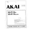 Cover page of AKAI VSR110 Service Manual
