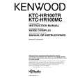 Cover page of KENWOOD KTC-HR100MC Owner's Manual