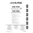 Cover page of ALPINE CDM7585R Owner's Manual