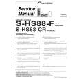 Cover page of PIONEER S-HS88-CR/XMA/NC Service Manual