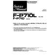 Cover page of PIONEER F-P710 Service Manual