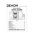 Cover page of DENON D-C30 Owner's Manual