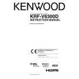 Cover page of KENWOOD KRF-V6300D Owner's Manual