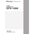 Cover page of PIONEER EFX-1000/WAXJ Owner's Manual