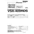 Cover page of PIONEER VSX409RDS Service Manual