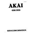 Cover page of AKAI GX-210D Service Manual