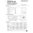 Cover page of KENWOOD KSW8100 Service Manual