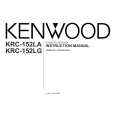 Cover page of KENWOOD KRC-152LA Owner's Manual