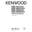 Cover page of KENWOOD KDC-W4537UY Owner's Manual