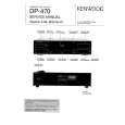 Cover page of KENWOOD DP470 Service Manual