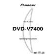 Cover page of PIONEER DVD-V7400/KU/CA Owner's Manual