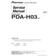 Cover page of PIONEER PDA-H03/WL Service Manual