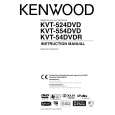 Cover page of KENWOOD KVT-524DVD Owner's Manual