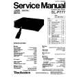 Cover page of TECHNICS SLP777 Service Manual