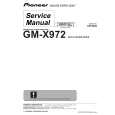 Cover page of PIONEER GM-X972/XR/EW Service Manual