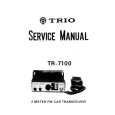 Cover page of KENWOOD TR-7100 Service Manual