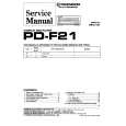 Cover page of PIONEER PDF21 Service Manual