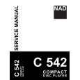 Cover page of NAD C542 Service Manual