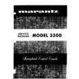 Cover page of MARANTZ 3300 Service Manual