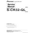 Cover page of PIONEER S-CR32-QL/XTW1/E Service Manual