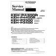 Cover page of PIONEER KEH-P3300 X1M/EW Service Manual