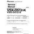 Cover page of PIONEER VSXD512K Service Manual