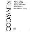Cover page of KENWOOD KDC-C100 Owner's Manual