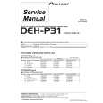 Cover page of PIONEER DEH-P31 Service Manual