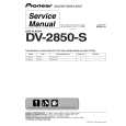 Cover page of PIONEER DV-2850-S Service Manual