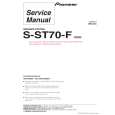 Cover page of PIONEER S-ST70-F/SXTW/EW5 Service Manual