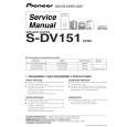 Cover page of PIONEER S-DV151/XCN5 Service Manual