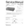 Cover page of TECHNICS RSBX707 Service Manual