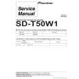Cover page of PIONEER SD-T50W1/WYZI7/2 Service Manual