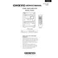 Cover page of ONKYO FR-N3X Service Manual