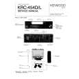 Cover page of KENWOOD KRC-454D Service Manual