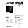 Cover page of TECHNICS SB-2170 Service Manual