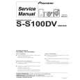 Cover page of PIONEER S-S100DV/XMD/EW Service Manual