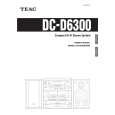 Cover page of TEAC DC-D6300 Owner's Manual