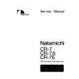 Cover page of NAKAMICHI CR-7E Service Manual