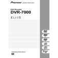 Cover page of PIONEER DVR-7000/KU/CA Owner's Manual