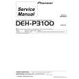 Cover page of PIONEER DEH-P3100-2 Service Manual