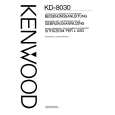 Cover page of KENWOOD KD-8030 Owner's Manual