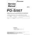 Cover page of PIONEER PD-S507 Service Manual