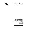 Cover page of NAKAMICHI 730 Service Manual