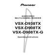 Cover page of PIONEER VSX-D908TX-G/SD Owner's Manual