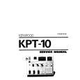 Cover page of KENWOOD KPT-10 Service Manual