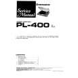 Cover page of PIONEER PL-400X Service Manual