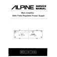 Cover page of ALPINE 3008 Service Manual