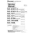 Cover page of PIONEER SE-E06-X2/XCN/UC Service Manual