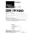 Cover page of PIONEER GR-P720 Service Manual